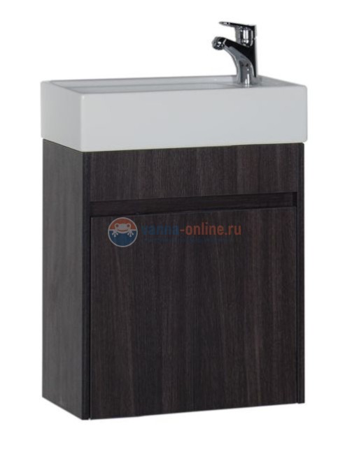 Тумба с раковиной Aquanet Лидс 50 00182744, эвкалипт мистери