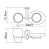 Держатель стакана и мыльницы WasserKRAFT Main 9226