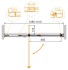 Душевая дверь Cezares Variante-B-1-130/140-C-Cr