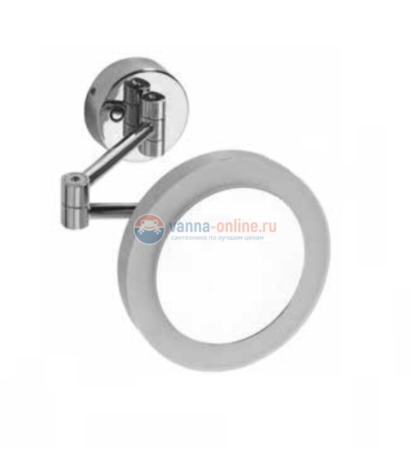 Косметическое зеркало Bemeta 116101772 20 x 43 x 20 см, круглое, с подсветкой, хром Косметическое зеркало Bemeta 116101772 20 x 43 x 20 см, круглое, с подсветкой, хром