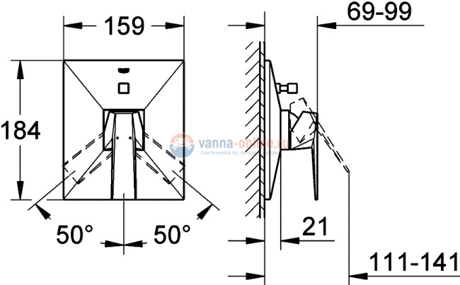 Смеситель Grohe Allure Brilliant 19785000 для ванны и душа Смеситель Grohe Allure Brilliant 19785000 для ванны и душа