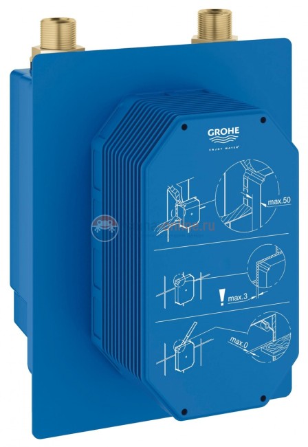 Скрытый монтажный ящик Grohe Euroeco Cosmopolitan E 36337000, без смешивания Скрытый монтажный ящик Grohe Euroeco Cosmopolitan E 36337000, без смешивания