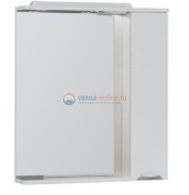 Зеркало-шкаф Aquanet Гретта 70 239320, цвет фасада - светлый дуб, корпус белый