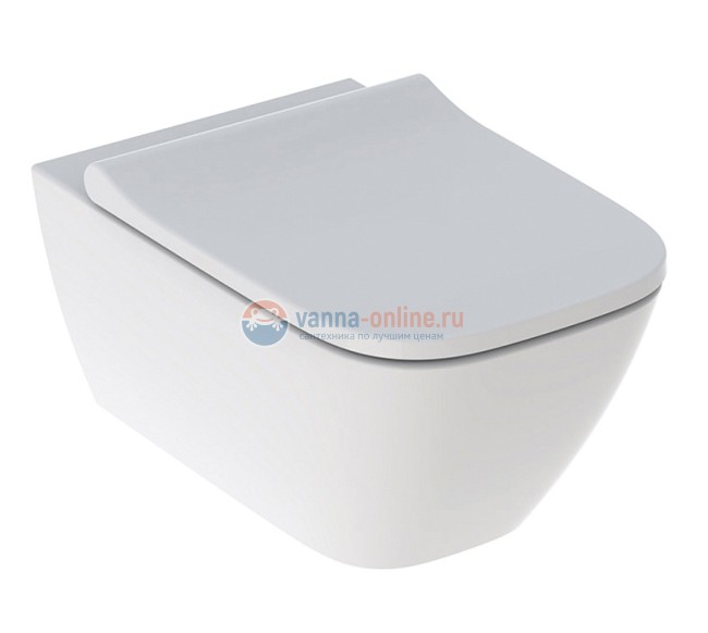 Инсталляция Geberit c унитазом Geberit Smyle Square Rimfree 500.300.21.S, сиденье микролифт клавиша глянцевый хром, комплект Инсталляция Geberit c унитазом Geberit Smyle Square Rimfree 500.300.21.S, сиденье микролифт клавиша глянцевый хром, комплект