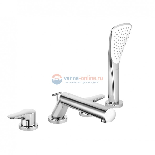 Смеситель Kludi Objekta 324250575 для ванны и душа на 4 отверстия