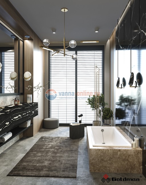 Чугунная ванна Goldman Elite 170х70