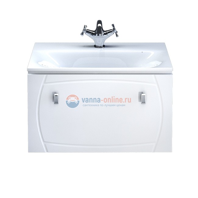 Тумба с раковиной Iddis Rise RIS90W0i95K, 90 см, цвет - белый Тумба с раковиной Iddis Rise RIS90W0i95K, 90 см, цвет - белый