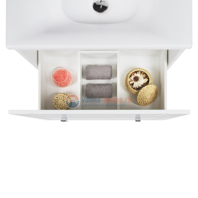 Тумба с раковиной Iddis Rise RIS90W0i95K, 90 см, цвет - белый Тумба с раковиной Iddis Rise RIS90W0i95K, 90 см, цвет - белый