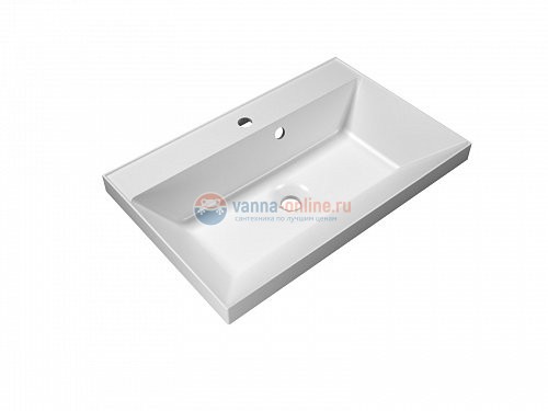 Раковина из литьевого мрамора BelBagno Aurora 70x45x15, BB700/450-LV-MR-AST