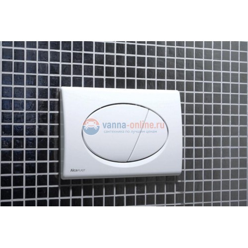 Клавиша смыва AlcaPlast M70, белый