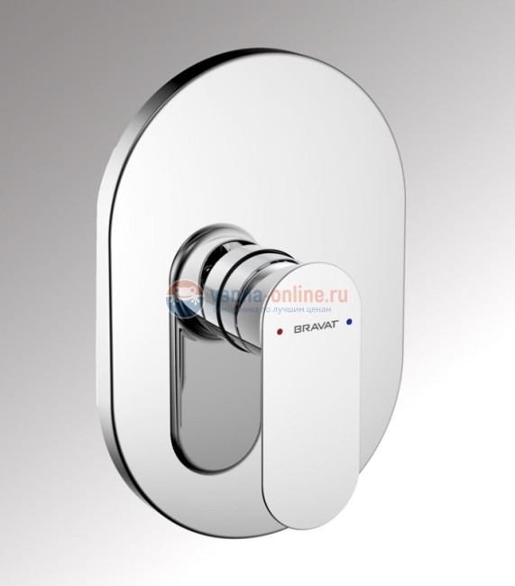 Смеситель Bravat Gina PB865104CP-ENG, хром