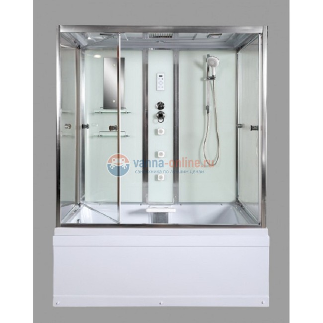 Душевая кабина Deto V160, 160 x 85 см, с электрикой, гидромассажем, с сиденьем Душевая кабина Deto V160, 160 x 85 см, с электрикой, гидромассажем, с сиденьем