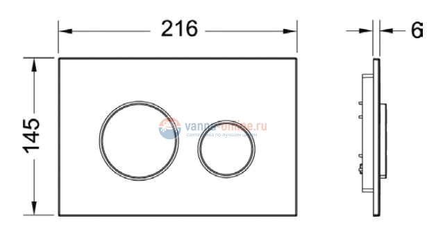 Панель TECE Loop 9 240 640, белая, антибактериальная 1