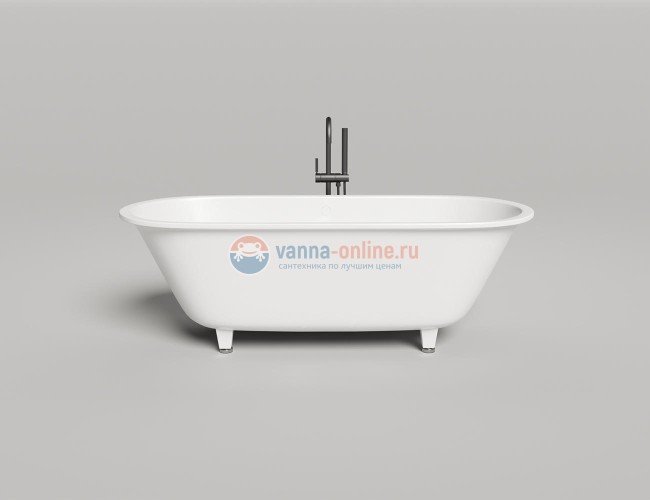 Ванна из искусственного камня Salini Ornella Axis 190 x 90 x 60 см из материала Sapirit, белая глянцевая 103412G Ванна из искусственного камня Salini Ornella Axis 190 x 90 x 60 см из материала Sapirit, белая глянцевая 103412G