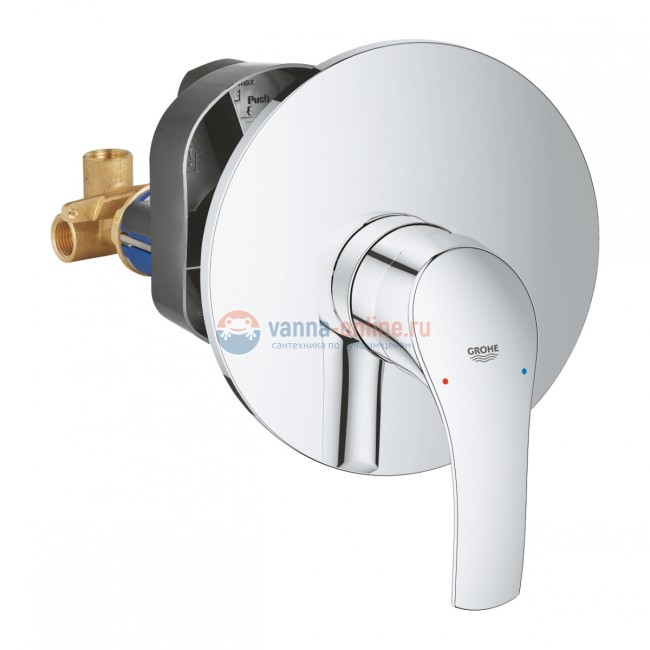 Смеситель Grohe Eurosmart New 33556002 для душа встраиваемый, в сборе Смеситель Grohe Eurosmart New 33556002 для душа встраиваемый, в сборе