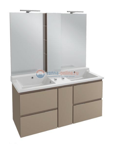 Зеркало Jacob Delafon Soprano 140 EB1338-NF, с полками Зеркало Jacob Delafon Soprano 140 EB1338-NF, с полками