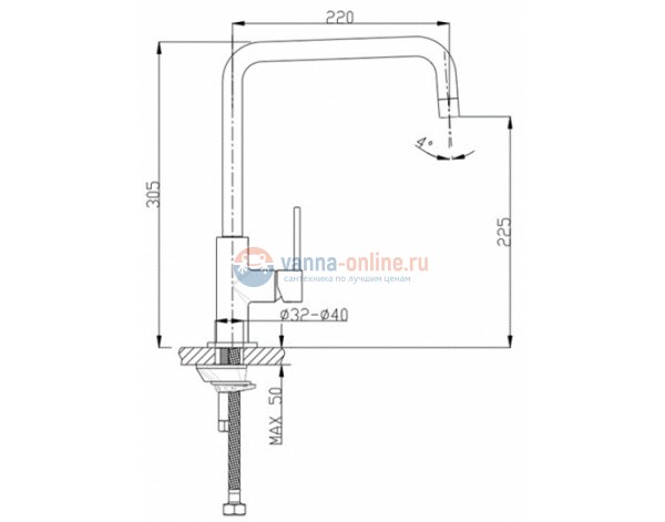 Смеситель для кухни Timo Saona 2306 F Sandy Смеситель для кухни Timo Saona 2306 F Sandy