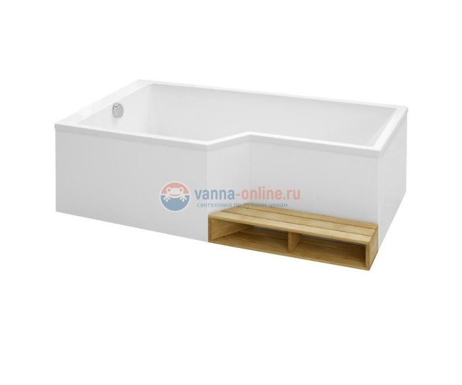 Ванна акриловая Jacob Delafon Bain Douche NEO E6D000-00 160 х 90 х 70, левая/правая Ванна акриловая Jacob Delafon Bain Douche NEO E6D000-00 160 х 90 х 70, левая/правая