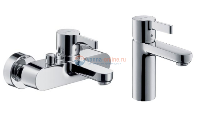 Комплект смесителей Hansgrohe Metris S 31460000+31060000,