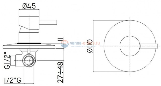 Смеситель для душа Paffoni Light LIG011 NO, матовый черный с внутренней частью Смеситель для душа Paffoni Light LIG011 NO, матовый черный с внутренней частью