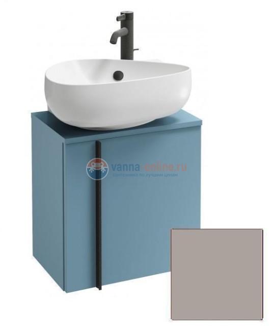 Тумба под раковину Jacob Delafon Nouvelle Vague 45 см, EB3045D-F84, цвет белая глина сатин, правая