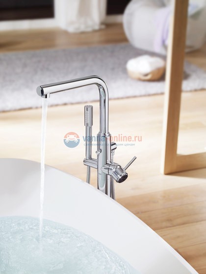 Смеситель напольный Grohe Atrio 7° 32135002 для ванны и душа Смеситель напольный Grohe Atrio 7° 32135002 для ванны и душа
