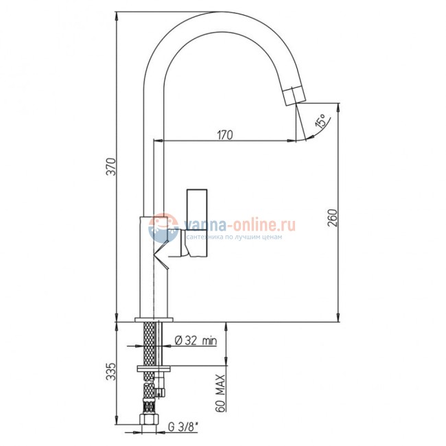 Смеситель для кухни Paini Sky Смеситель для кухни Paini Sky