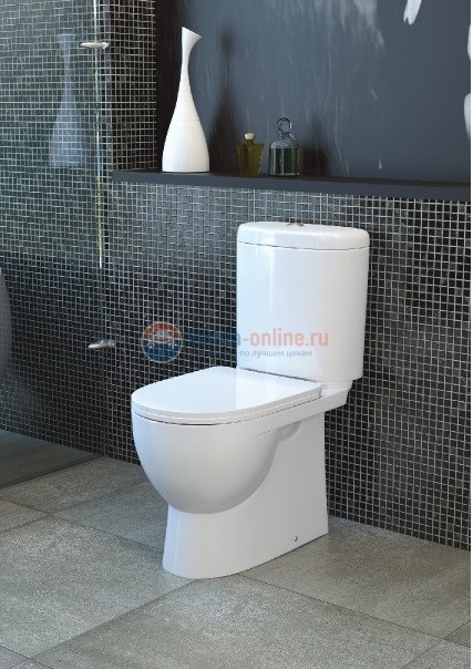 Напольный унитаз Sanita Luxe Art SL D ARTSLCC01020622 крышка микролифт