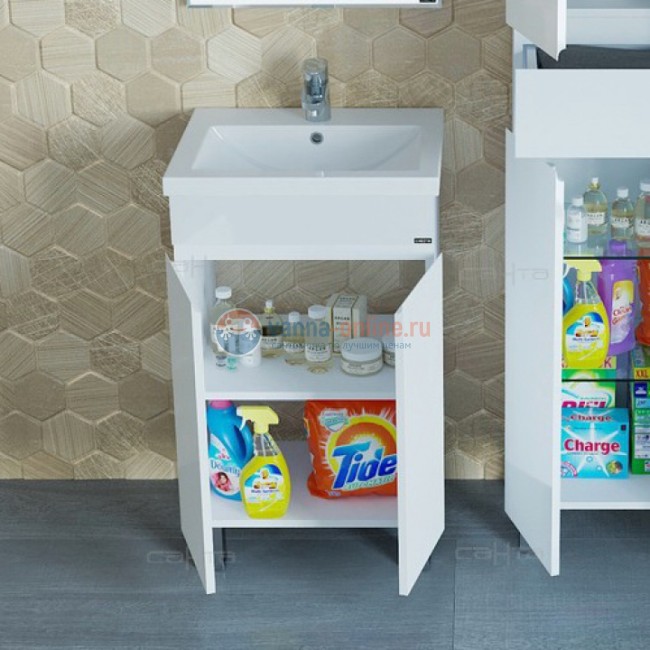 Тумба под раковину СаНта Марс 50, 700239, напольная