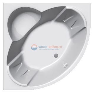 Ванна акриловая Vayer Kaliope, 150 х 150 см