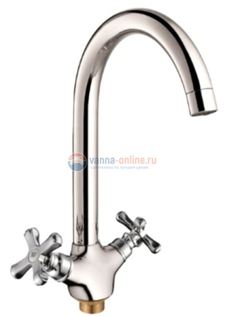 Смеситель для кухни Rush Bianki BI7650-24 высокий, хром Смеситель для кухни Rush Bianki BI7650-24 высокий, хром