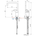 Смеситель для кухонной мойки Ideal Standard ACTIVE B8087AA