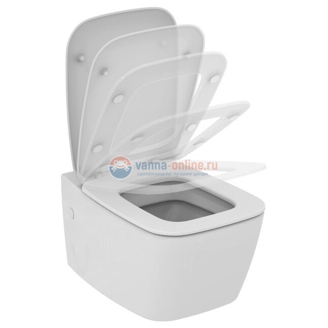 Сиденье и крышка с функцией плавного закрытия Ideal Standard VENTUNO T663801