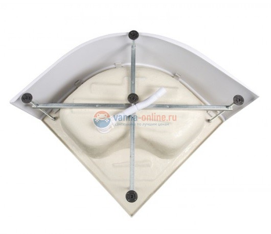 Душевая кабина Deto L 980 N 80 x 80 см, без крыши, с гидромассажем