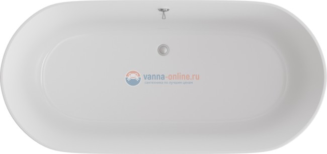 Ванна из литьевого мрамора Astra-Form Шарм, 170 x 80 см, белый