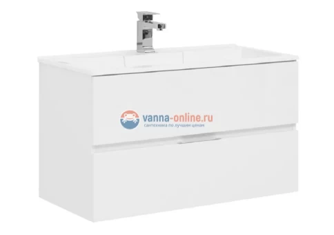 Тумба под раковину Aquanet Алвита 100 235341, цвет белый