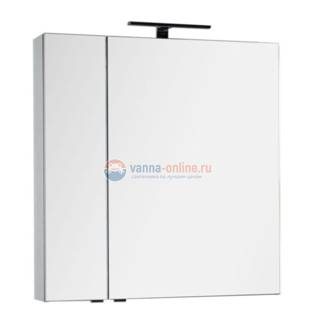 Зеркало-шкаф Aquanet Эвора 80 00184936, цвет белый