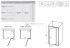Душевой уголок Ravak Pivot PDOP2+PPS 100 х 90 см, профиль черный, стекло прозрачное