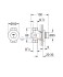 Переключатель потоков Grohe Euroeco Cosmopolitan S 36268000 Переключатель потоков Grohe Euroeco Cosmopolitan S 36268000