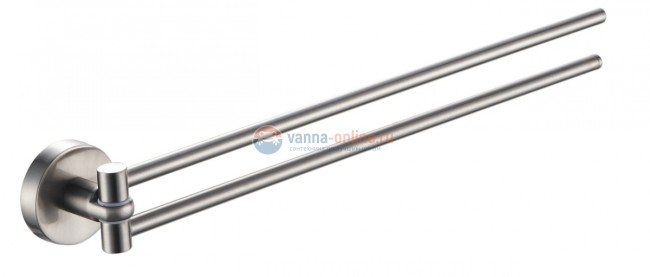 Полотенцедержатель Fixsen Modern FX-51502A поворотный, двойной, хром