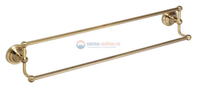 Полотенцедержатель двойной Bemeta Retro 144104237 66.5 x 11.5 x 12.5 см, бронза Полотенцедержатель двойной Bemeta Retro 144104237 66.5 x 11.5 x 12.5 см, бронза