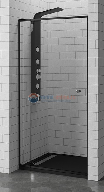 Душевая дверь RGW PA-02B, 04080200-14, 100 х 185 см распашная, черный Душевая дверь RGW PA-02B, 04080200-14, 100 х 185 см распашная, черный