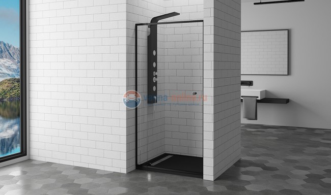 Душевая дверь RGW PA-02B, 04080200-14, 100 х 185 см распашная, черный Душевая дверь RGW PA-02B, 04080200-14, 100 х 185 см распашная, черный