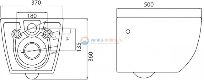 Инсталляция Geberit с безободковым унитазом BelBagno Sfera-R BB513CH, сиденье микролифт, комплект