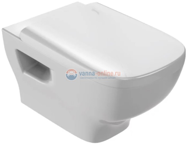 Подвесной унитаз Jacob Delafon Struktura EDF102-00, безободковый Подвесной унитаз Jacob Delafon Struktura EDF102-00, безободковый