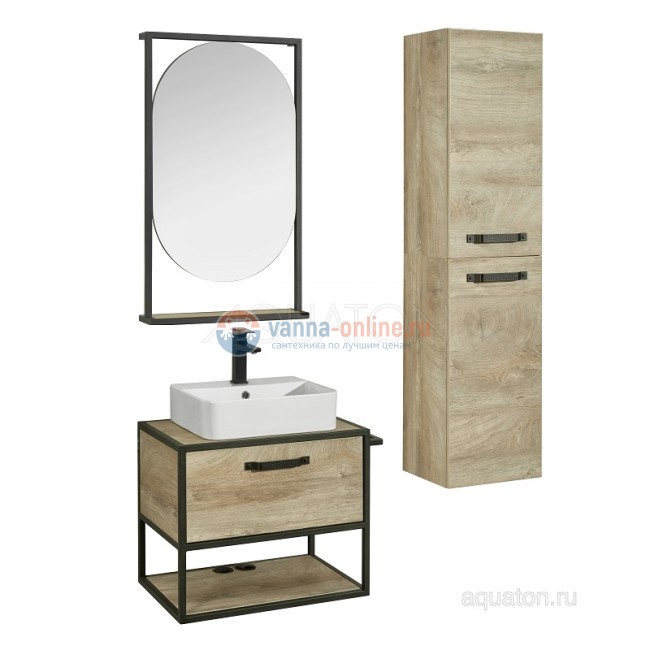 Шкаф Акватон Лофт Фабрик 1A242803LTDU0, дуб эндгрейн