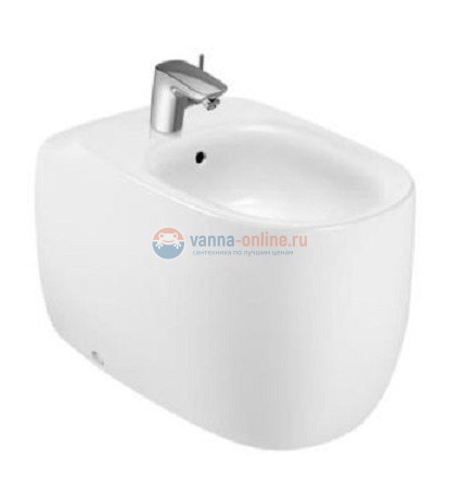 Биде Roca Beyond 3570B8000 напольное c отверстиями под крышку