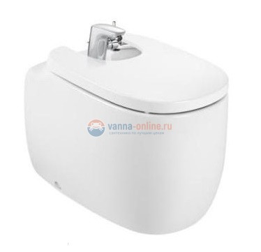 Биде Roca Beyond 3570B8000 напольное c отверстиями под крышку