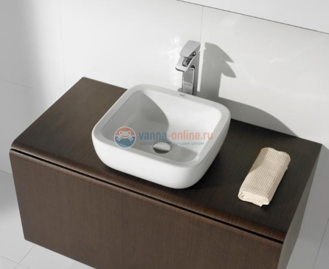 Раковина Roca Khroma 327654000 Накладная, 40 x 40 см