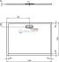 Душевой поддон 1400x1000x25 мм Ideal Standard T449001 ULTRAFLAT NEW